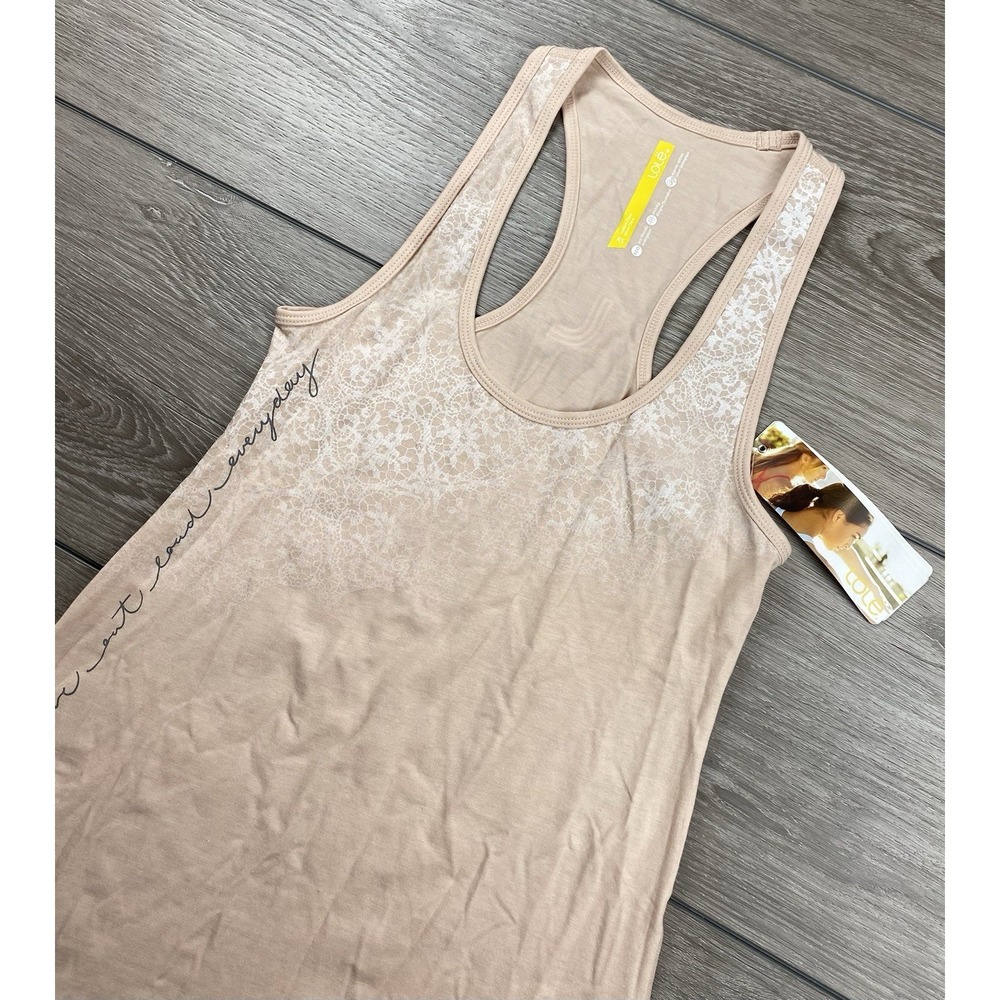 Lole Women's Sleeveless Athletic Tank Top Peach Size XS New